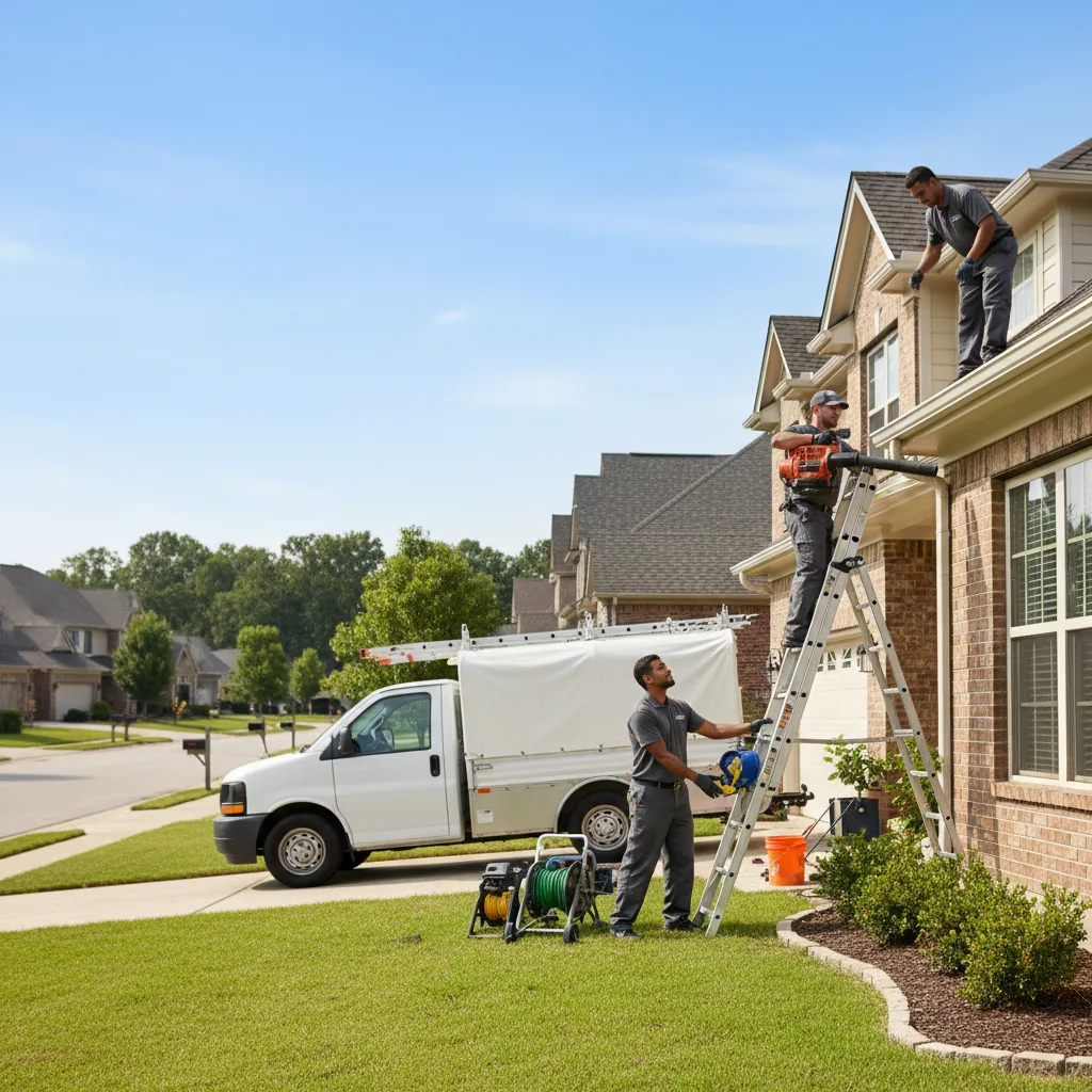 Home Gutter Service in Wanette, OK near me